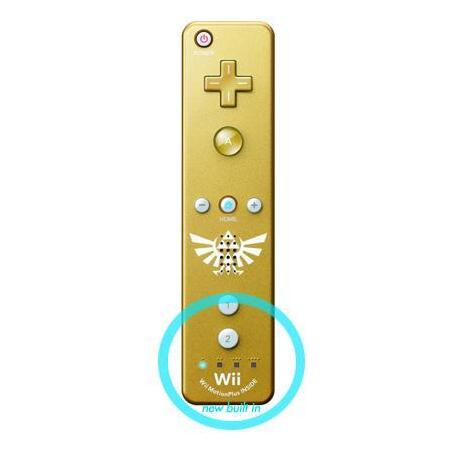 Controller Origineel Wii / Wii U - Motion Plus Goud Zelda Edition - Nintendo